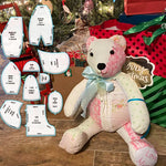 Jeu de règles de gabarit d'ours de la mémoire (10 pièces)