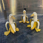 Ornement de Jardinage Art Créatif Canard Banane