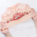 Culotte Brodée en Dentelle Taille Haute