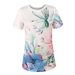 T-shirt décontracté à manches courtes