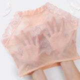 Culotte Brodée en Dentelle Taille Haute