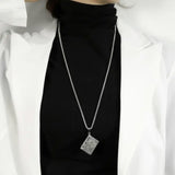 Collier petite Bible en argent sterling