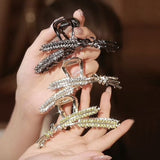Barrette Métallique en Forme d'Oreille de Blé