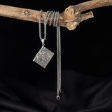 Collier petite Bible en argent sterling