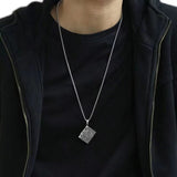 Collier petite Bible en argent sterling
