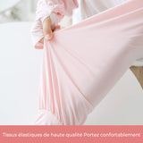 Manches minces en soie glacée lâche