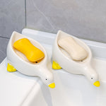 Boîte à savon canard en céramique