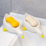 Boîte à savon canard en céramique