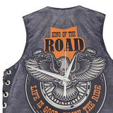 Décoration d'Horloge Murale de Moto Gilet Créatif