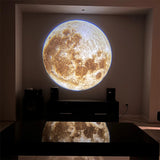 Lampe à LED à projection de la lune et de la terre