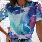 T-shirt décontracté à manches courtes