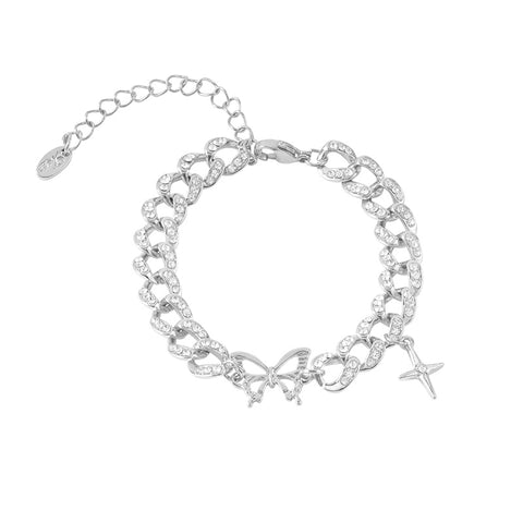 Bracelet Découpe Papillon et Étoile