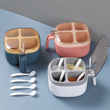 Boîte de quatre assaisonnements avec couvercle