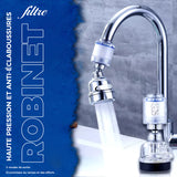 Robinet de filtre à pression étanche aux éclaboussures à trois vitesses