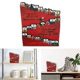 Calendrier de l'Avent du compte à rebours du château du Père Noël