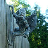 Dragon avec ailes Gargouille Suspension de clôture