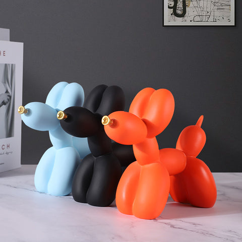 Ornement de chien ballon en résine