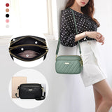 Sac à bandoulière triple zip