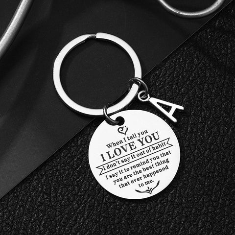 Porte-clés Quand je te dis JE T'AIME