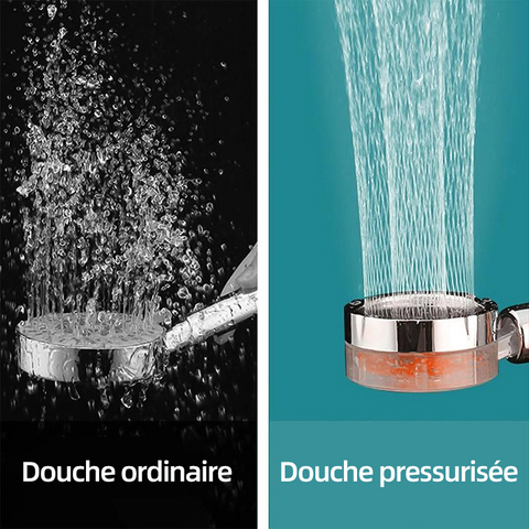 Douche à haute pression rotative à 360°