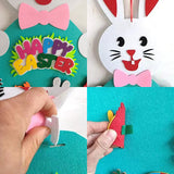 Lapin de Pâques en feutrine