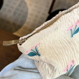 Trousse de maquillage florale mignonne
