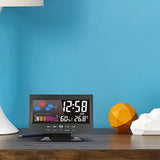 LED Contrôleur de température et d'humidité Horloge d'alarme