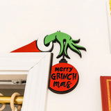 Coin de porte de Noël du Grinch