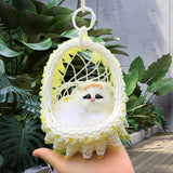 Panier de Fleurs Chaton Simulé