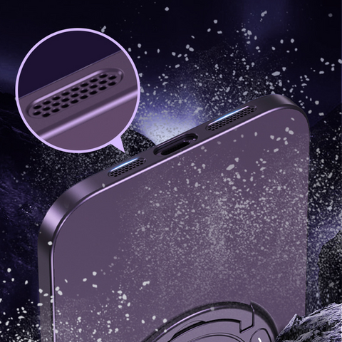 Boîtier de téléphone portable magnétique du support