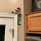 Coin de porte de Noël du Grinch