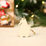 Ensemble de décorations de Noël en bois Gnome (12 pièces)