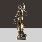 Décoration de la statue de la déesse de la justice