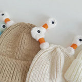 Chapeau en laine Petit monstre phosphorescent