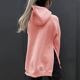 Sweat-shirt Polaire à Manches Longues à Capuche