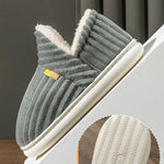 Chaussons chauds en peluche