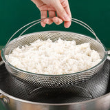 Panier d'égouttage en acier inoxydable pour cuiseur vapeur
