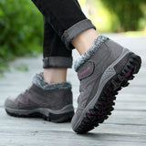 Raquettes à Neige Doublées de Fourrure Chaude pour Couple