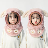 Bonnet polaire à capuche avec visière coupe-vent