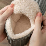 Chaussons chauds en peluche