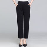 Pantalon Court Taille Haute