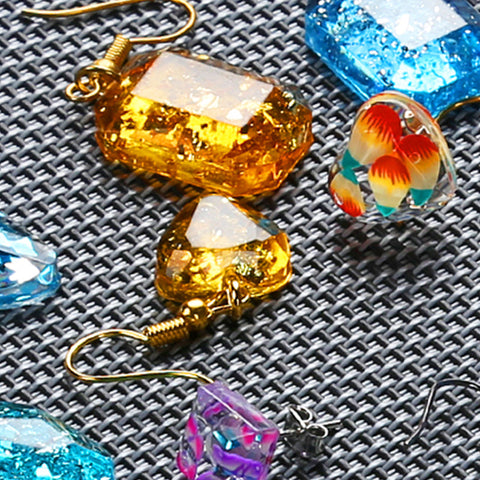 Ensemble de Boucles d'Oreilles en Cristal Bricolage
