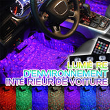 Lumières ambiantes intérieures de voiture