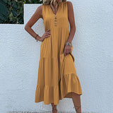 Robe Débardeur avec Boutons