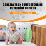 Coin anti-collision transparent pour enfants
