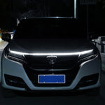 Bande LED dynamique pour capot de voiture