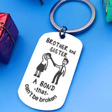 Porte-clés Frère et Sœur Bond