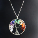 Collier Arbre De Vie Coloré