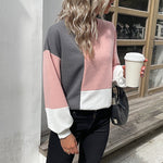 Sweat gaufré color block