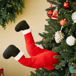 Décoration de jambes de Père Noël